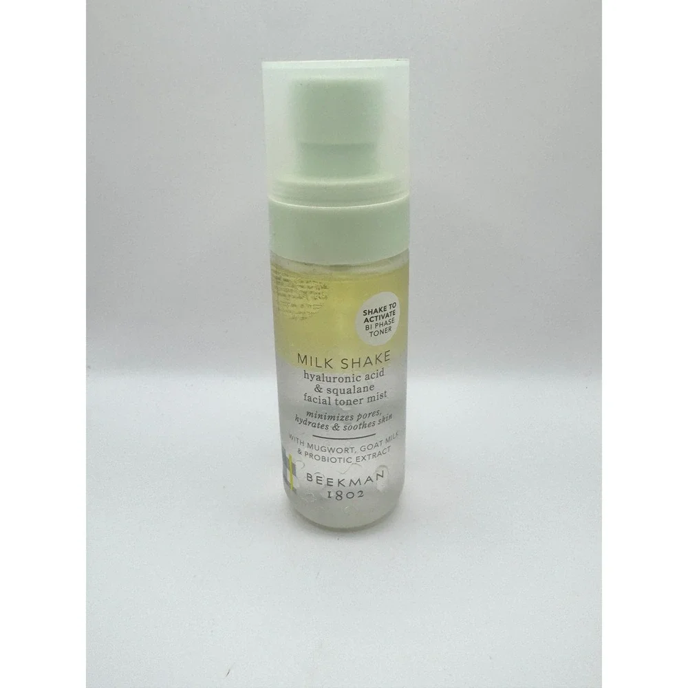 Beekman 1802 Milk Shake Hyaluronic Acid Squalane Facial Toner Mist 3oz New